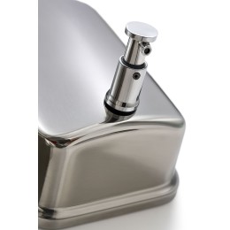 Dispenser de álcool gel-sabonete em Inox 500ml - Construinox